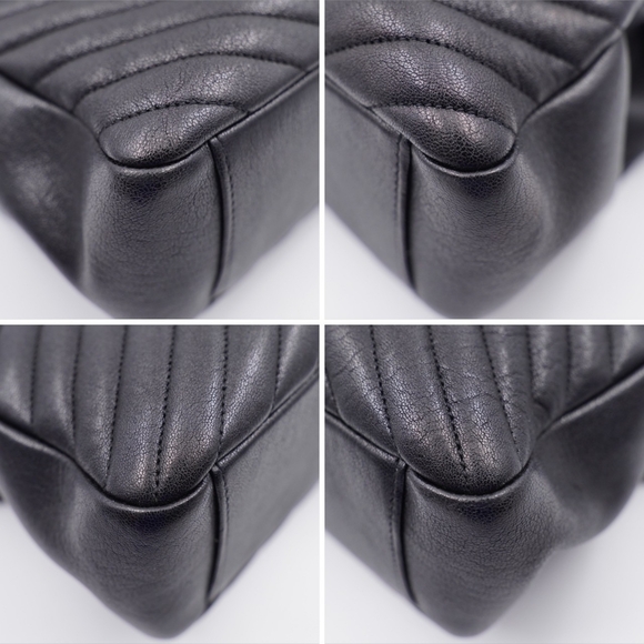 CA04 💚 Saint Laurent Leather College Large - Picture 8 of 15